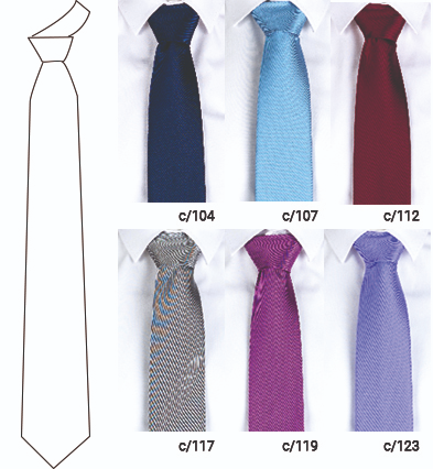 CRAVATTA SENZA NODO JACQUARD RIGHE

