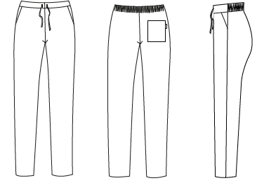 TROUSERS UNISEX PEACH
