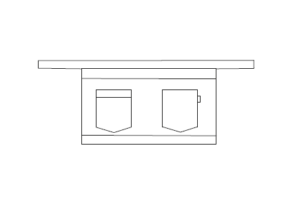 DELANTAL CORTO SINAI 38X65 CM