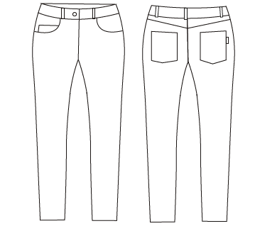 PANTALON MUJER SARGA BIELASTICA