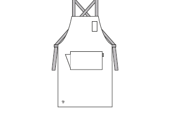 GREMBIULE CON PETTORINA 