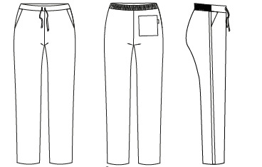 PANTALON MUJER ESTAMPADO LINEA LATERAL