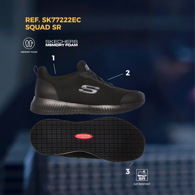 SQUAD SR SKECHERS MUJER