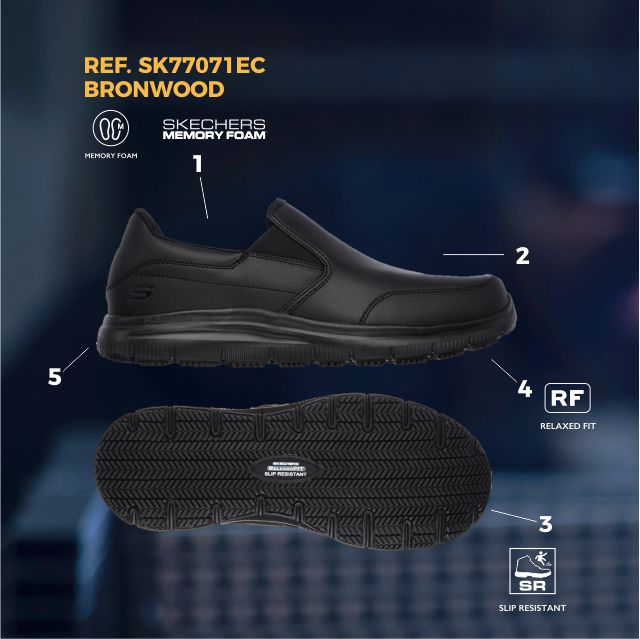 FLEX ADVANTAGE SR - BRONWOOD SKECHERS HOMME
