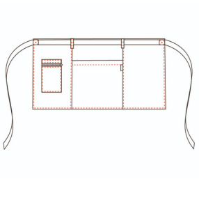 APRON SHORT 35X67 CM
