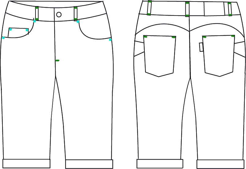 BERMUDA SHORTS  WOMAN DENIM CASDY
