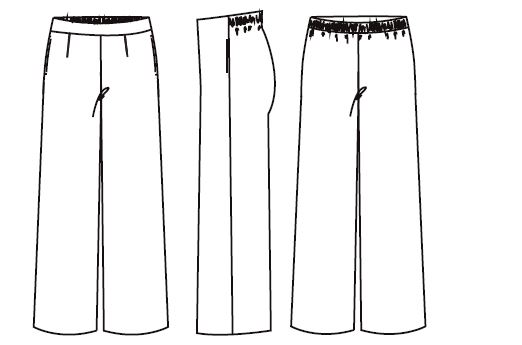 CALÇA MULHER CULOTTE BAMBULA

