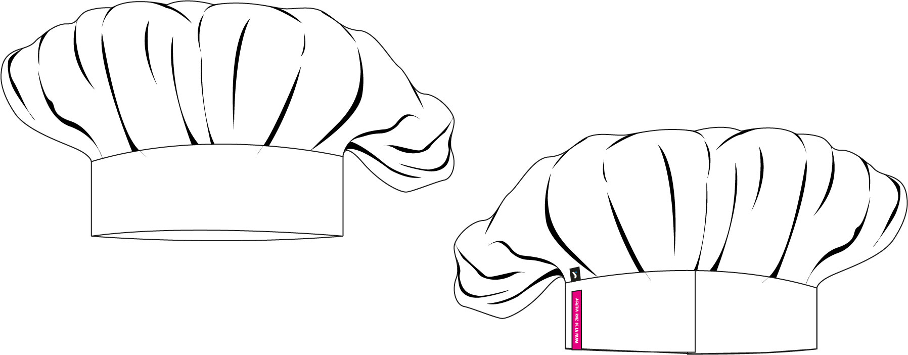 GORRO GRAN CHEF HEART ALGODON AGATHA