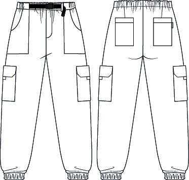 PANTALON CARGO UNISEX