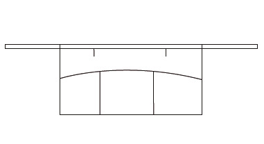 APRON WITHOUT BIB SHORT POCKET 30X60 CM