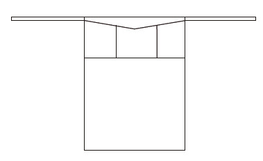 FULL LENGTH BISTRO POCKET 100X100 CM