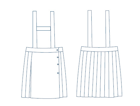 GONNA PETTORINA PIEGHE
