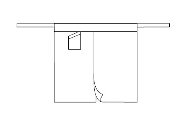 AVENTAL FRANCÊS ABERTO COMBI 90X110 CM
