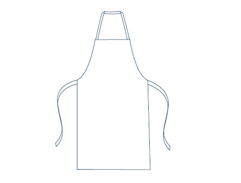 GREMBIULE BAMBINO PETTORINA COLORATO 
