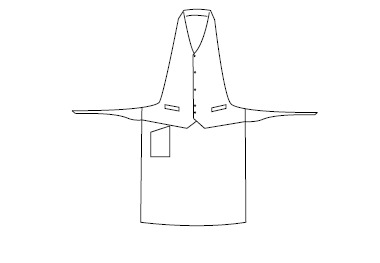 AVENTAL COM COLETE 77X74 CM