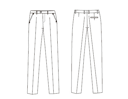 PANTALON HOMBRE SIN PINZAS SLIM FIT TECNO