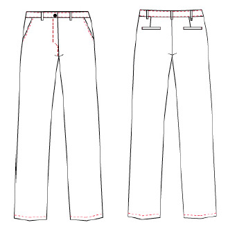 TROUSERS WOMAN CHINO COLD
