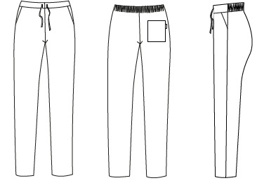 PANTALONE UNISEX PEACH

