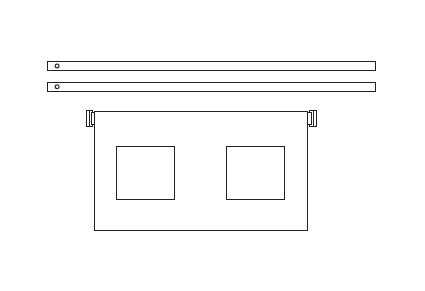TABLIER COURT CHIHUAHUA 40X65 CM
