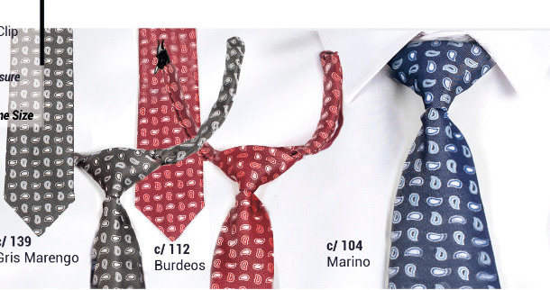 SLIM JACQUARD TIE W/ KNOT