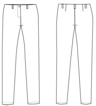 TROUSERS WOMAN ELASTIK WITHOUT POCKETS
