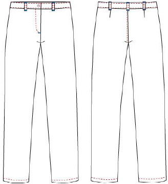 PANTALONE DONNA MICROFIBRA VESTIR TESSUTO RICICLATO
