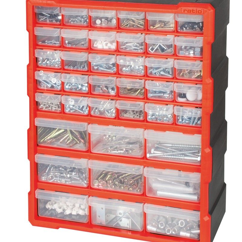 Kaufen Sie Sortiersystem RATIO Setbox 6684 mit 39 Schubladen