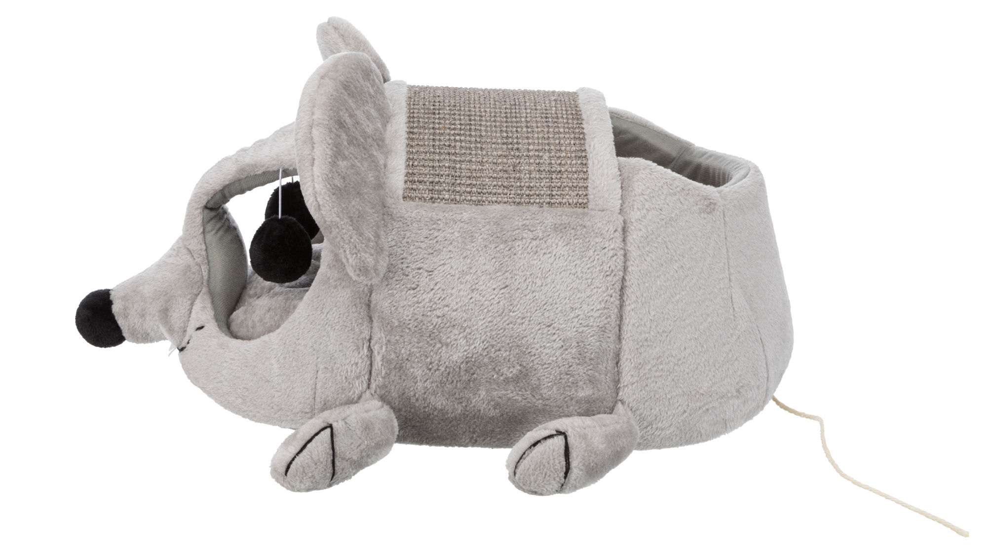 Cueva suave Lukas JUNIOR, 35 × 33 × 65 cm, Gris Claro/Gris