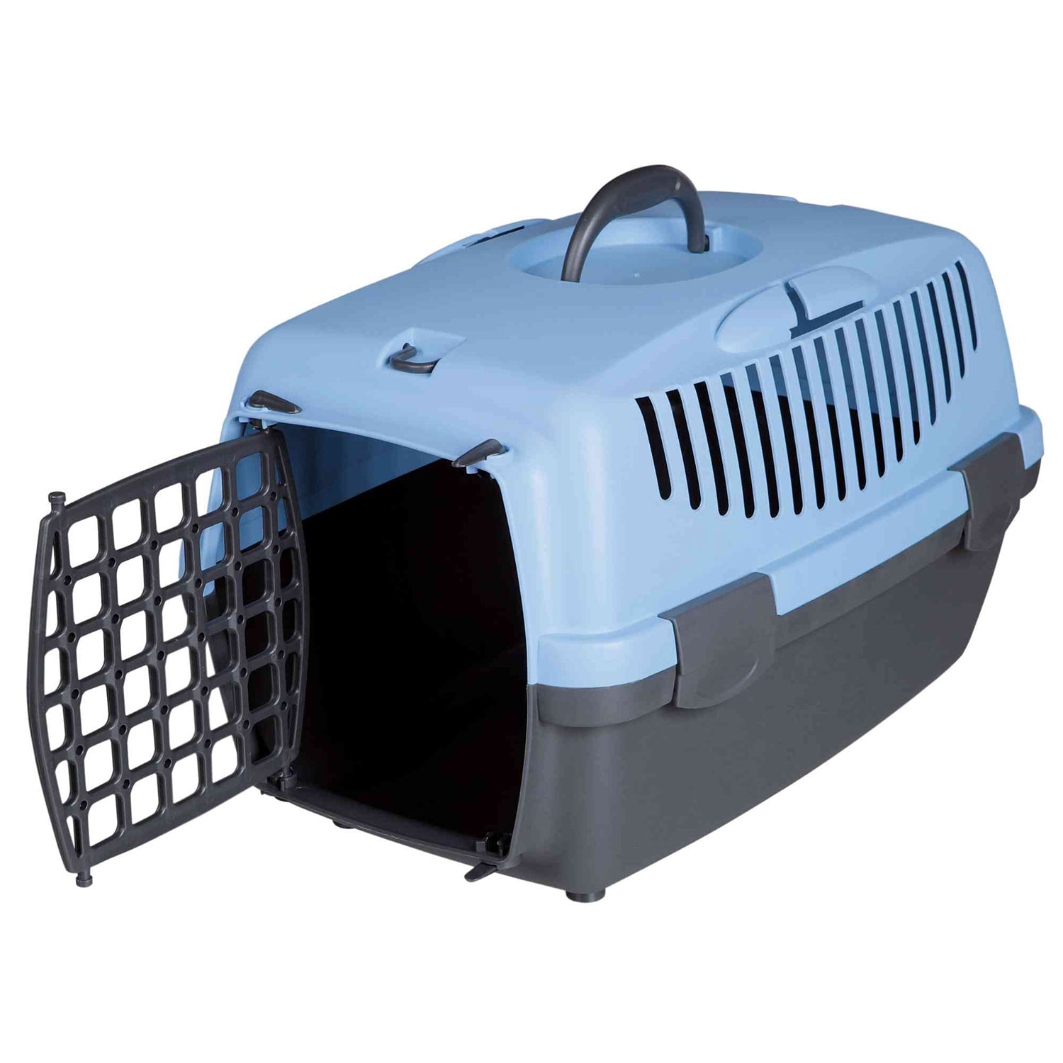 Capri Transportín 1, 32 x 31 x 48 cm, Gris claro-Azul