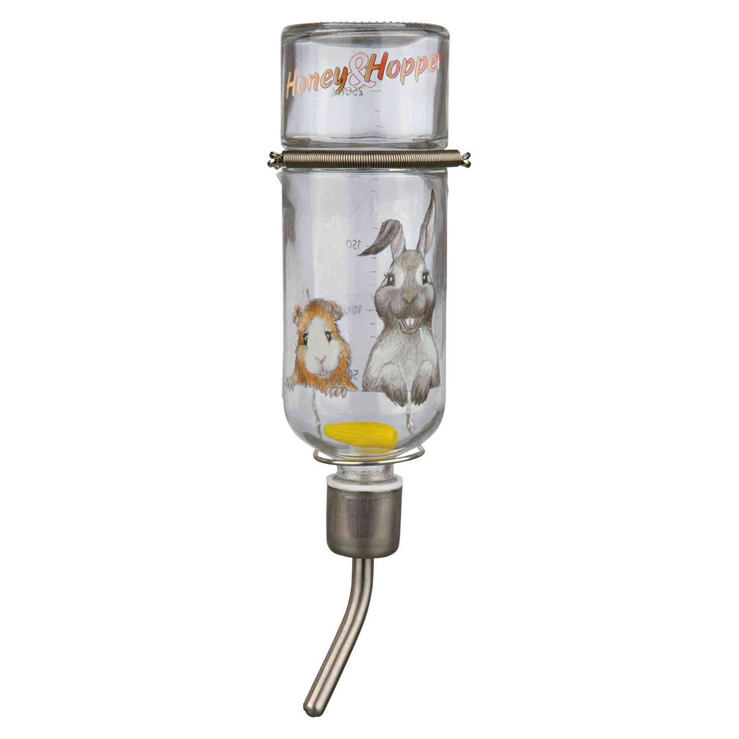 Bebedero Honey & Hopper, Cristal, 250 ml