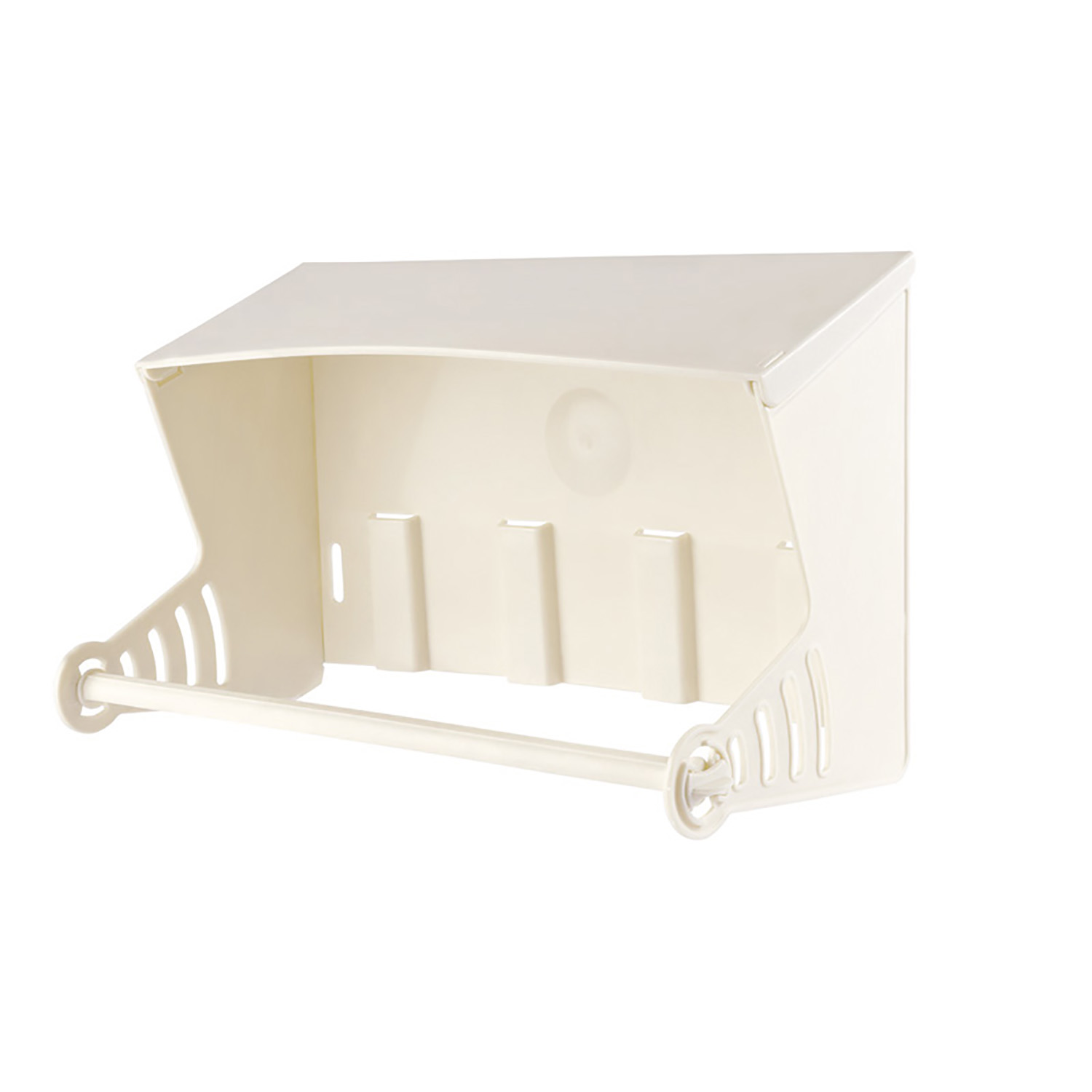 Comedero Cubierto, 27 x 13 x 17, Blanco