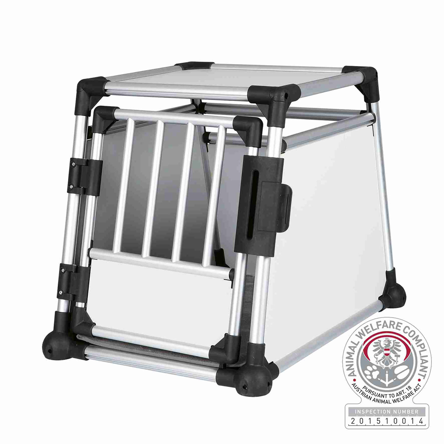 Jaula Transporte, Aluminio, 55 x 62 x 78 cm