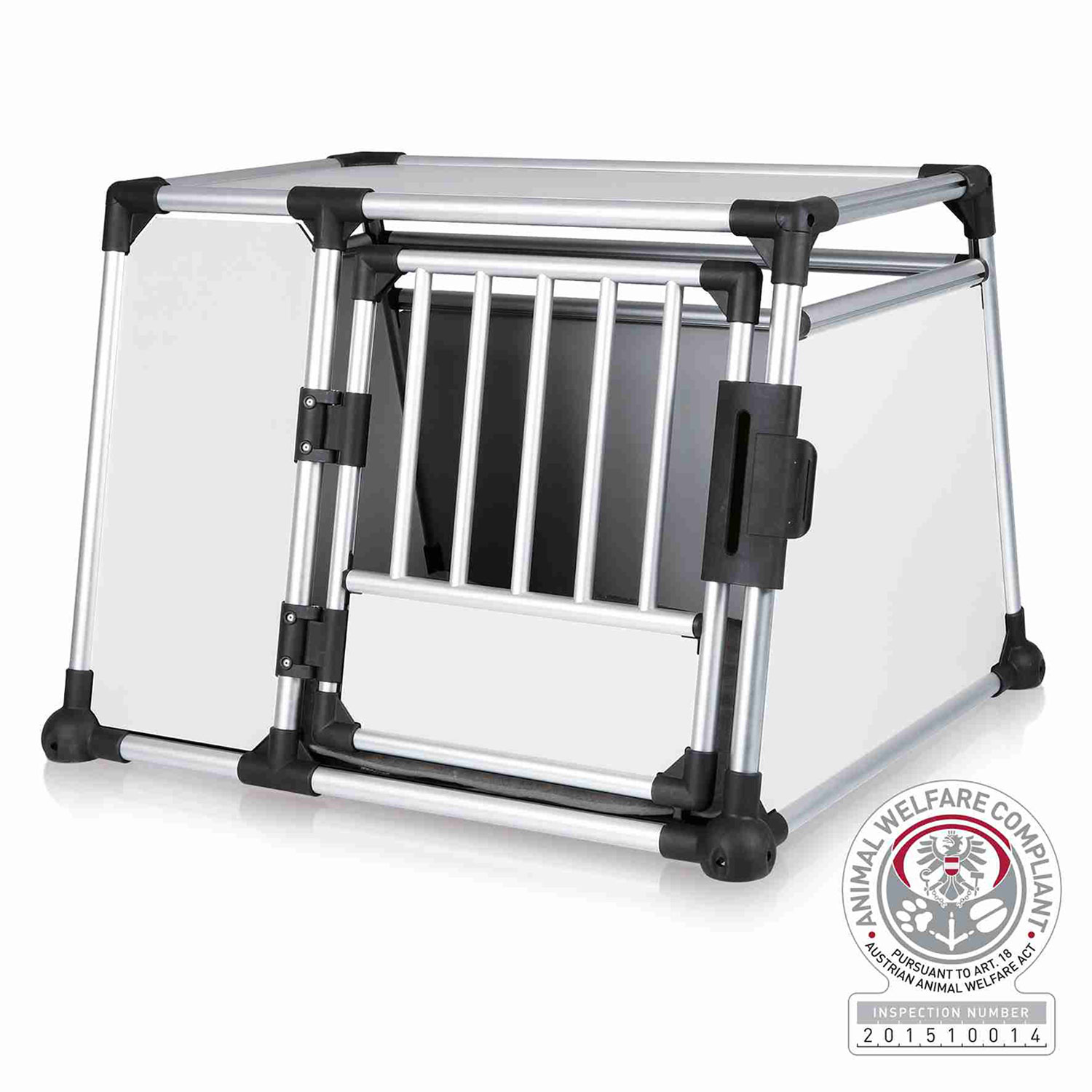 Jaula Transporte, Aluminio, 93 x 64 x 81 cm