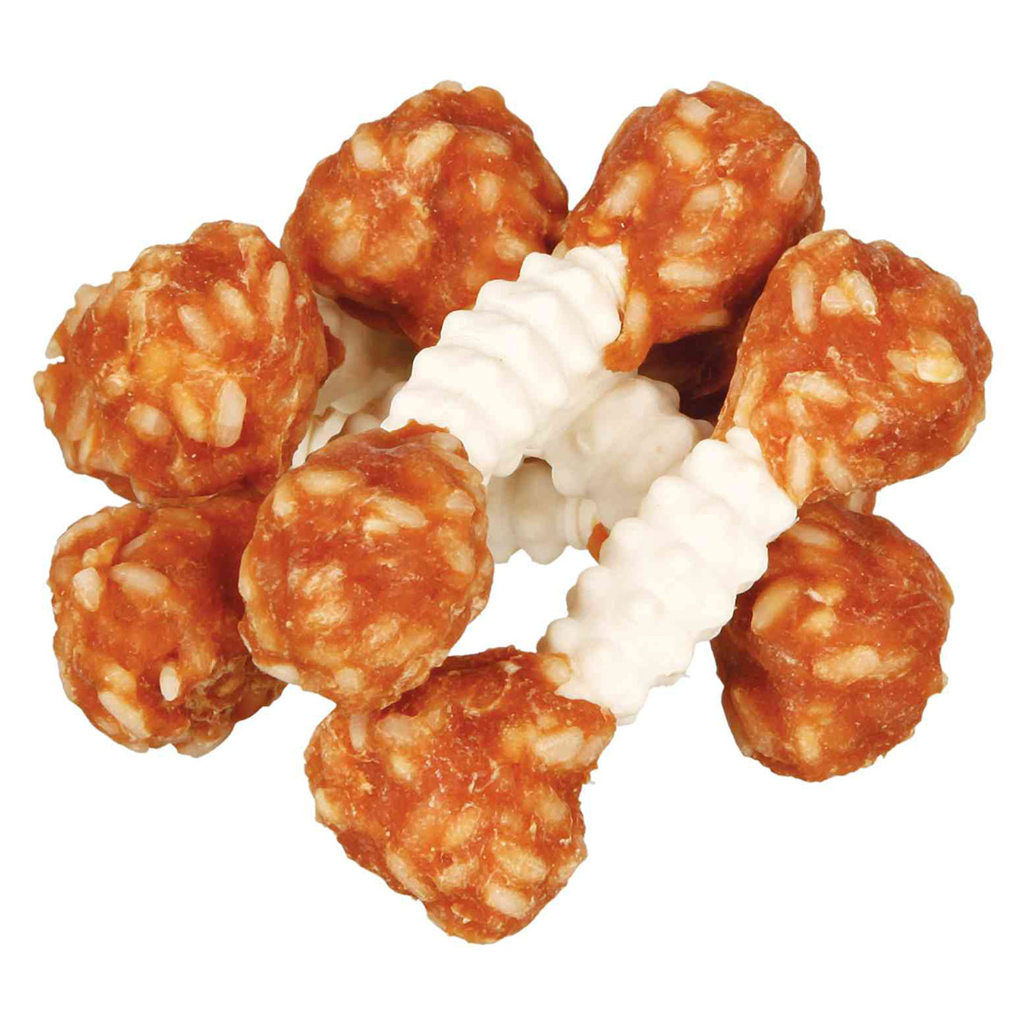 6 Pesas Masticables Denta Fun, Pollo, 100 g