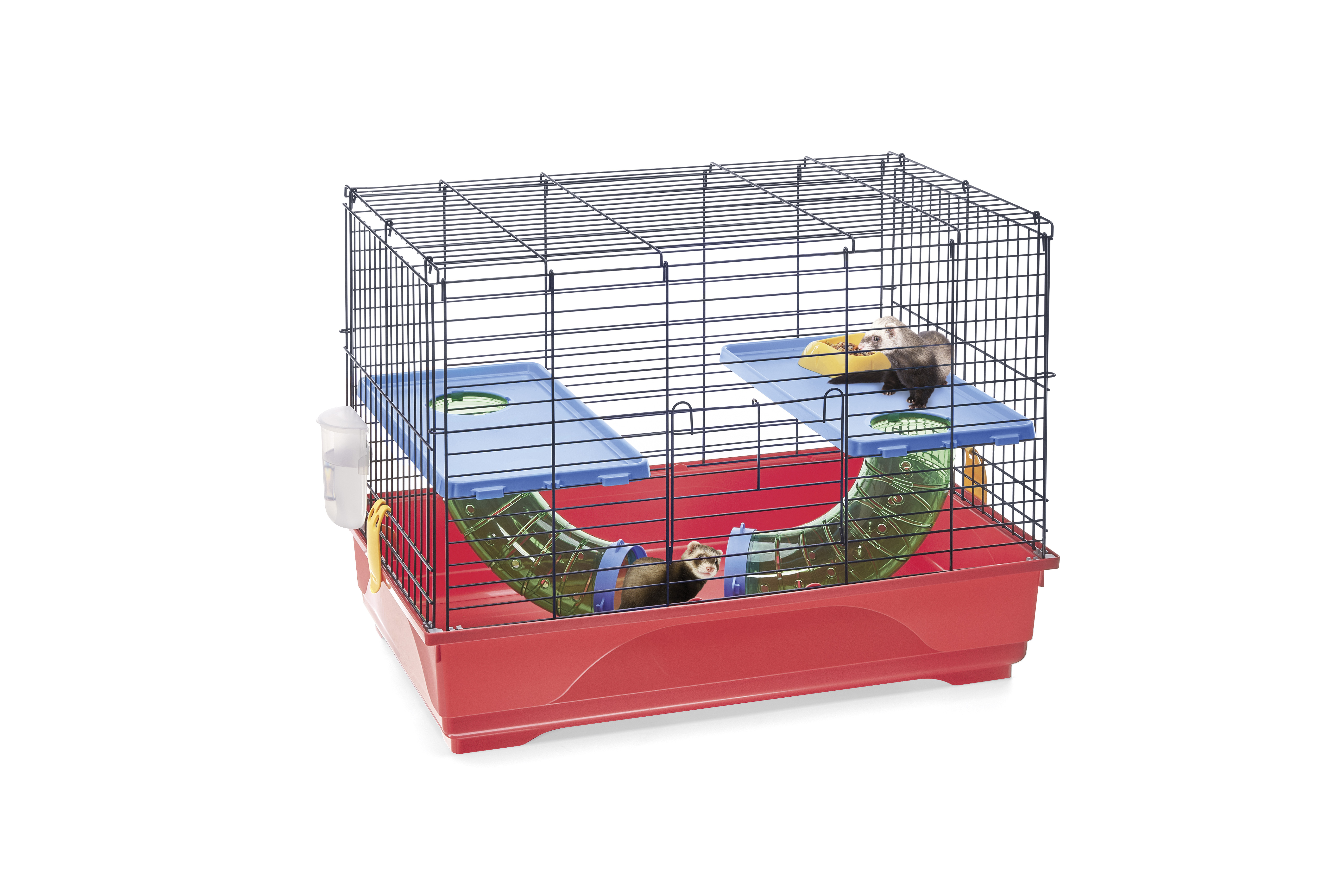 Jaula Roedor FERRET FLAT, 80 x 48.5 x 60.5 cm, Rojo