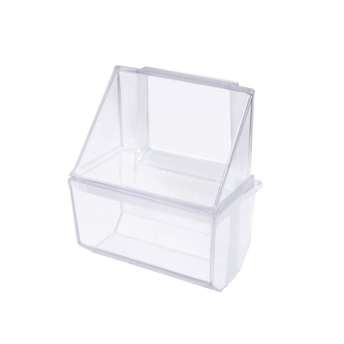 Comedero SIMPLY, 6.7 x 6.7 x 7.7 cm, Transparente