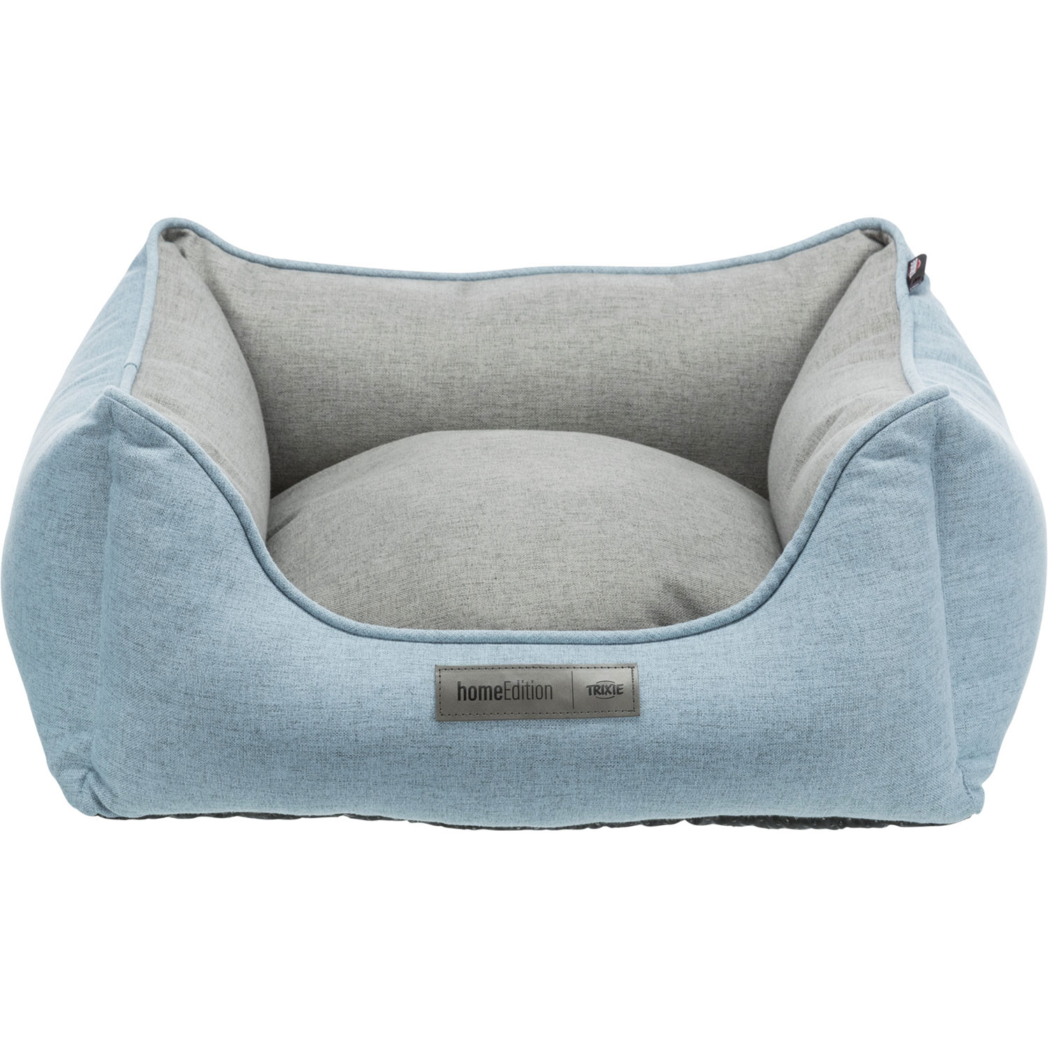 Cama Lona, cuadrado, 60 × 50 cm, Azul Claro/Gris