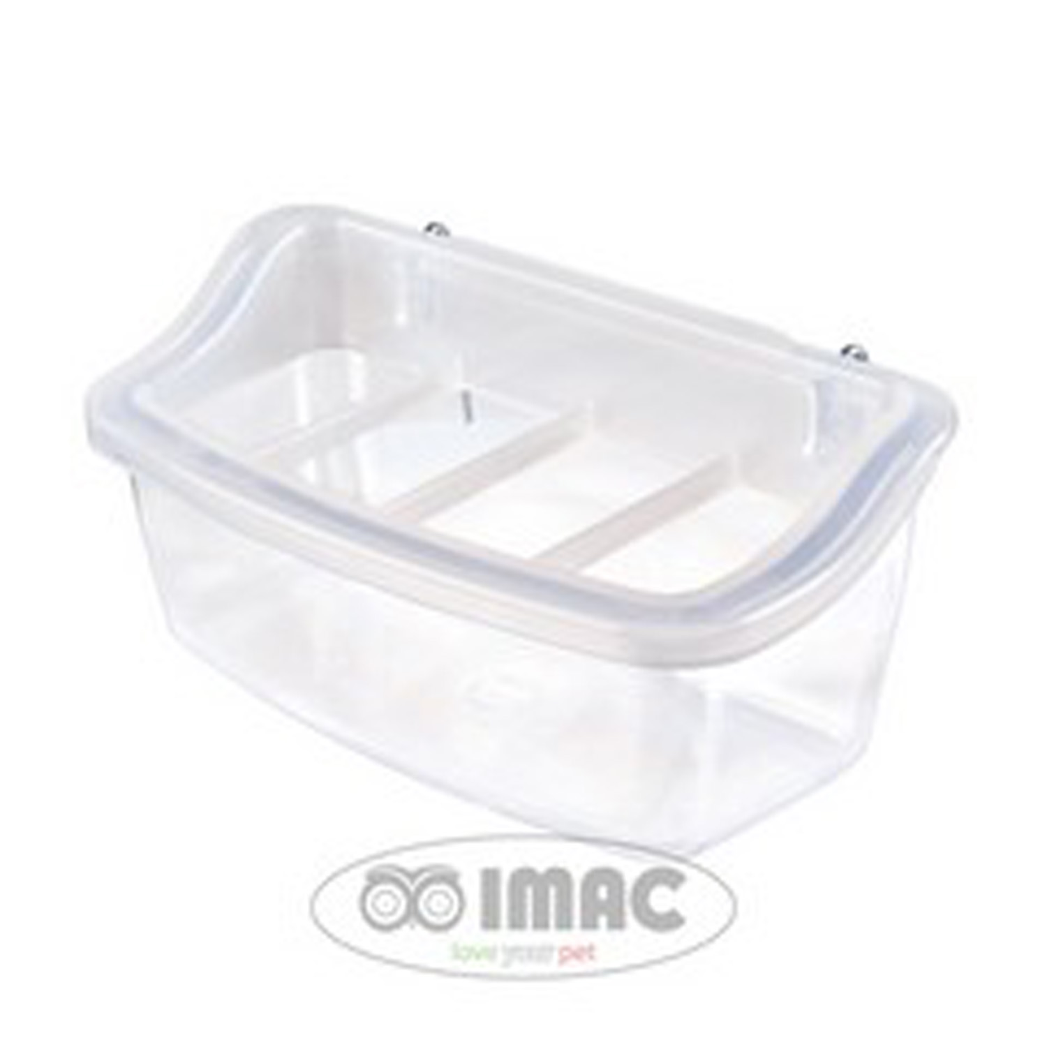 Comedero GEA, 11.5x6x5.5 cm, Transparente