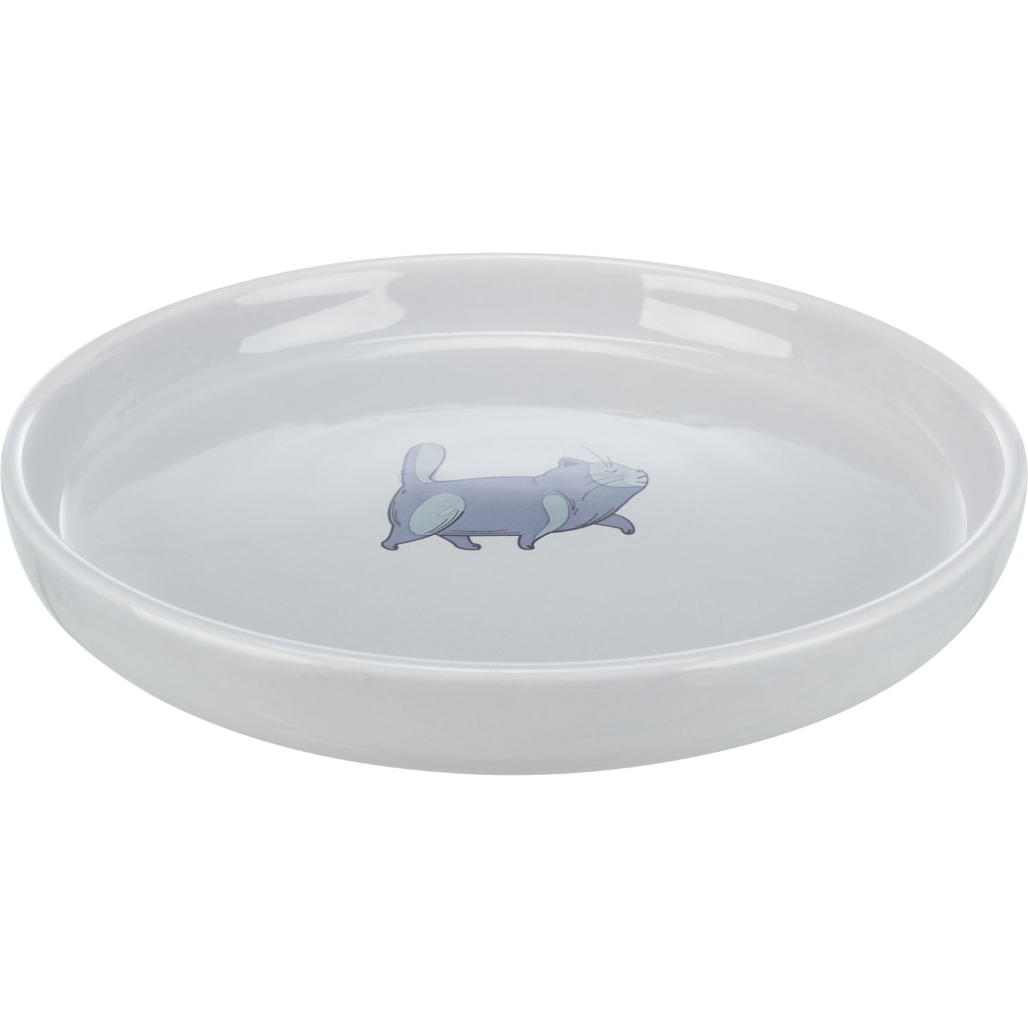 Comedero de cerámica, 0,6 l/ø 23 cm, Gris