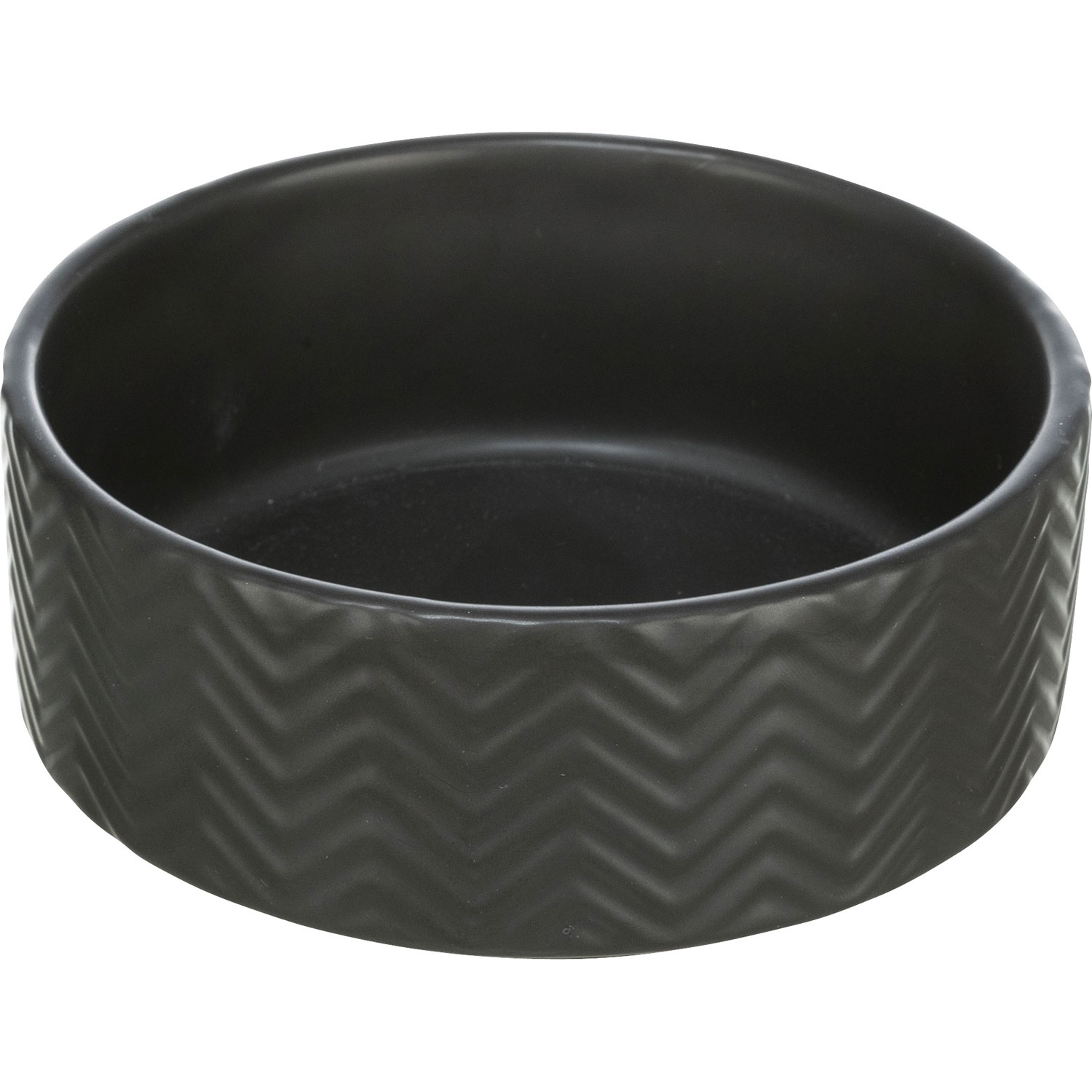 Comedero Cerámica, 0.4 l/ø 13 cm, Negro