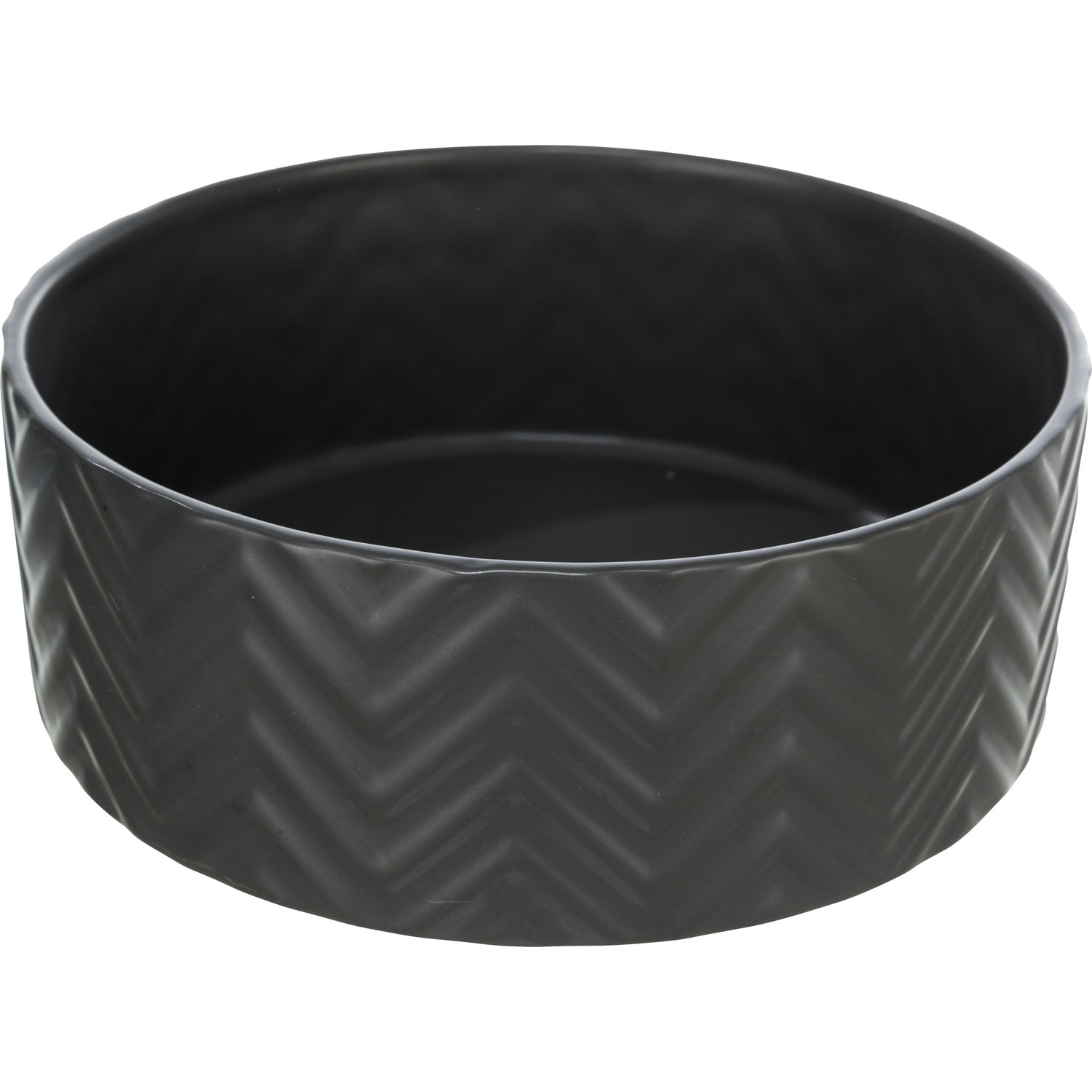 Comedero Cerámica, 1.6 l/ø 20 cm, Negro