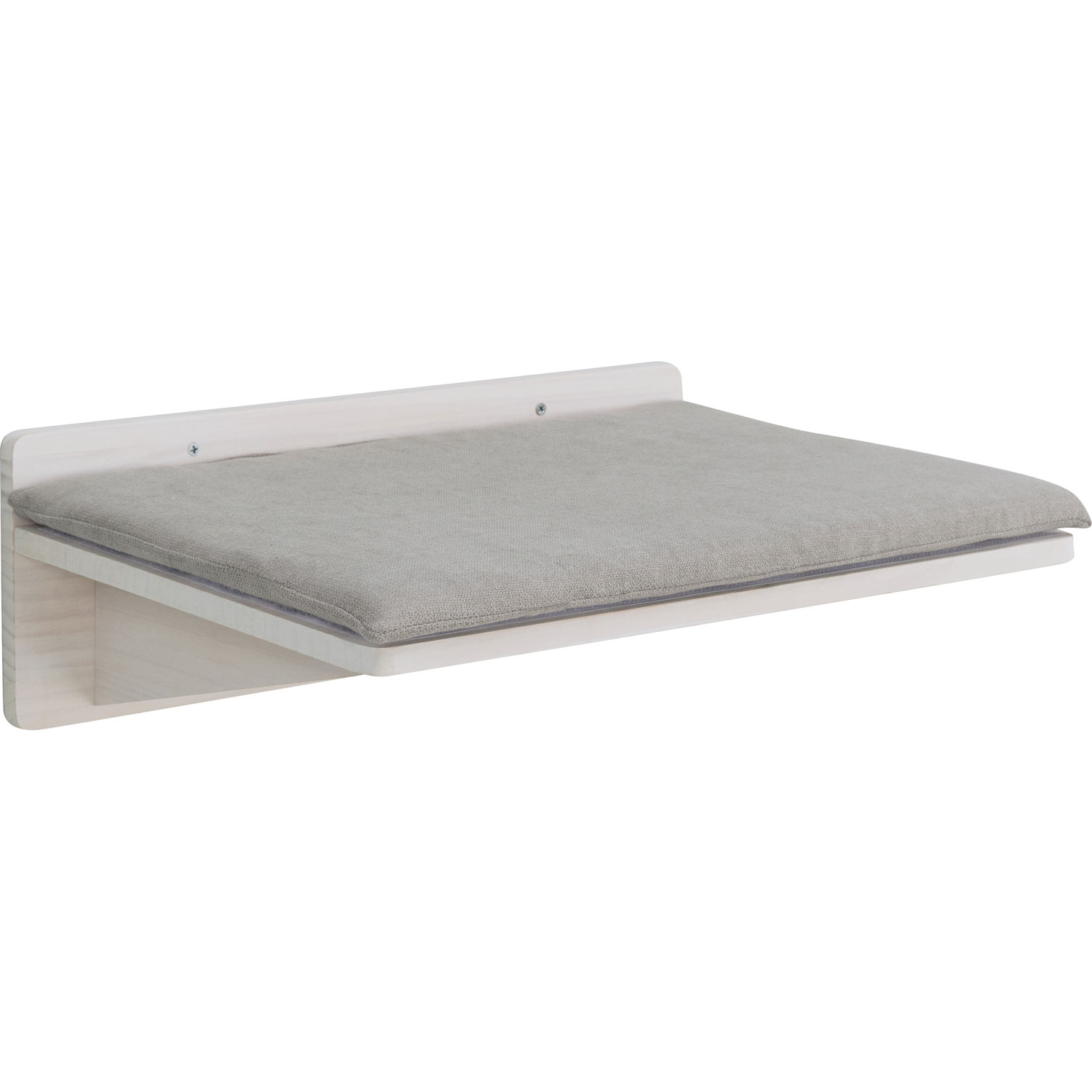 Plataforma para sujeción a la pared, para diseños de escalada, 50 × 17.5 × 36.5 cm, Blanco