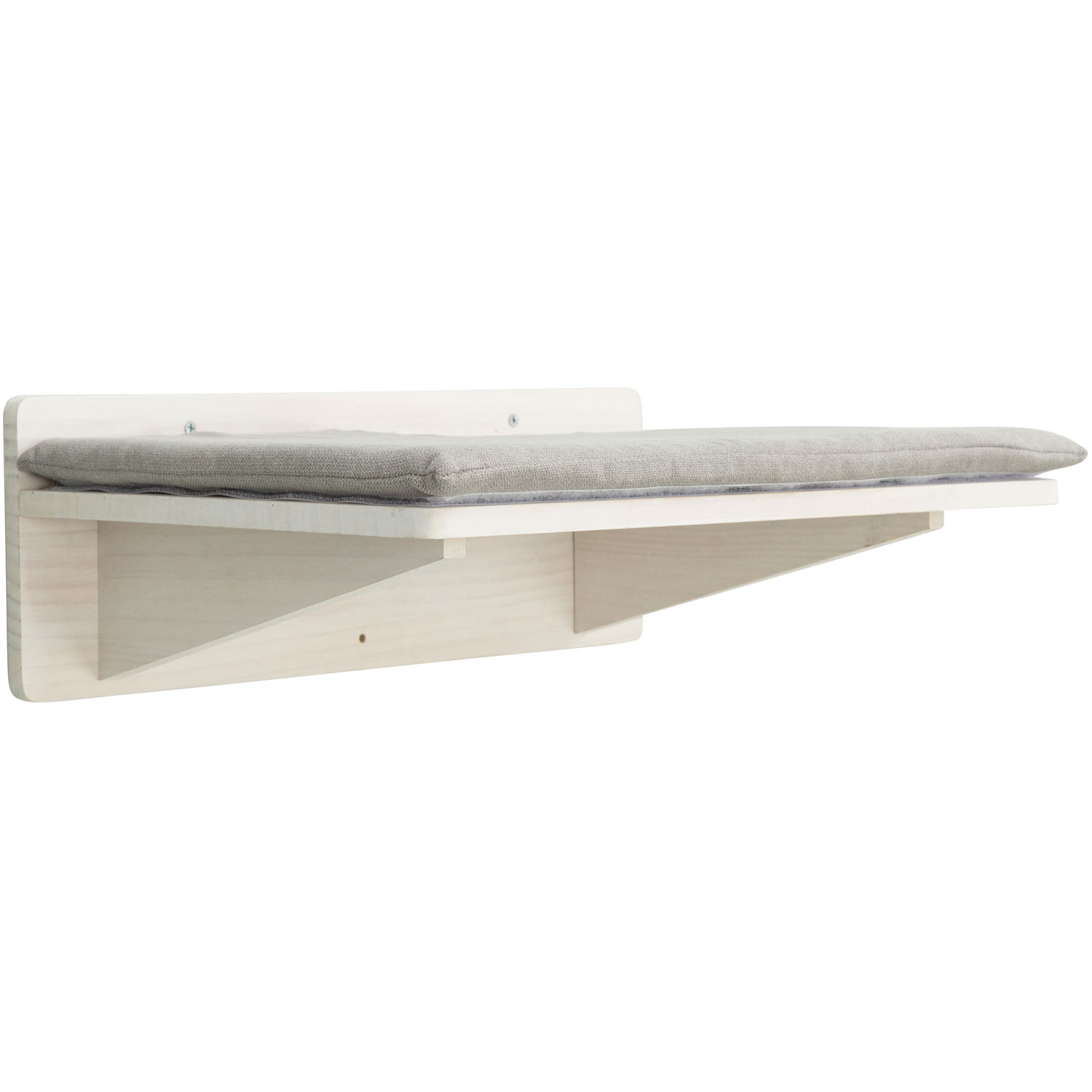 Plataforma para sujeción a la pared, para diseños de escalada, 50 × 17.5 × 36.5 cm, Blanco