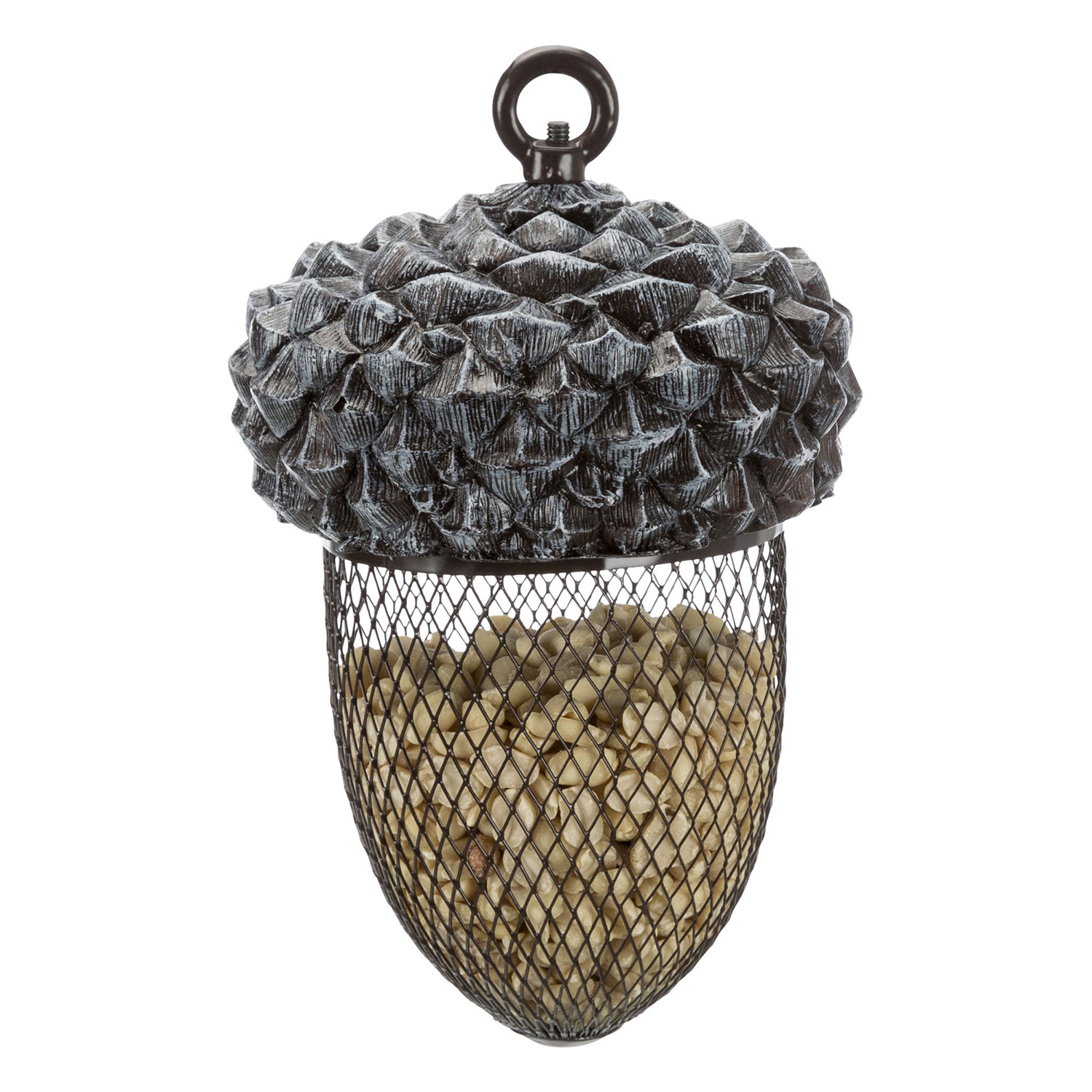Comedero Bellota, 700 ml/14 × 22 cm, marrón/blanco