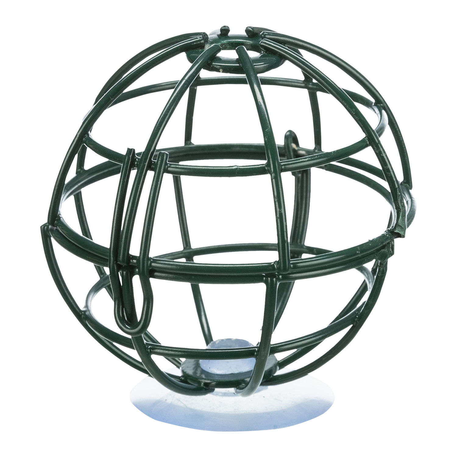Soporte de bolas de grasa para el cristal de la ventana, metal, ø 7 cm, Verde oscuro