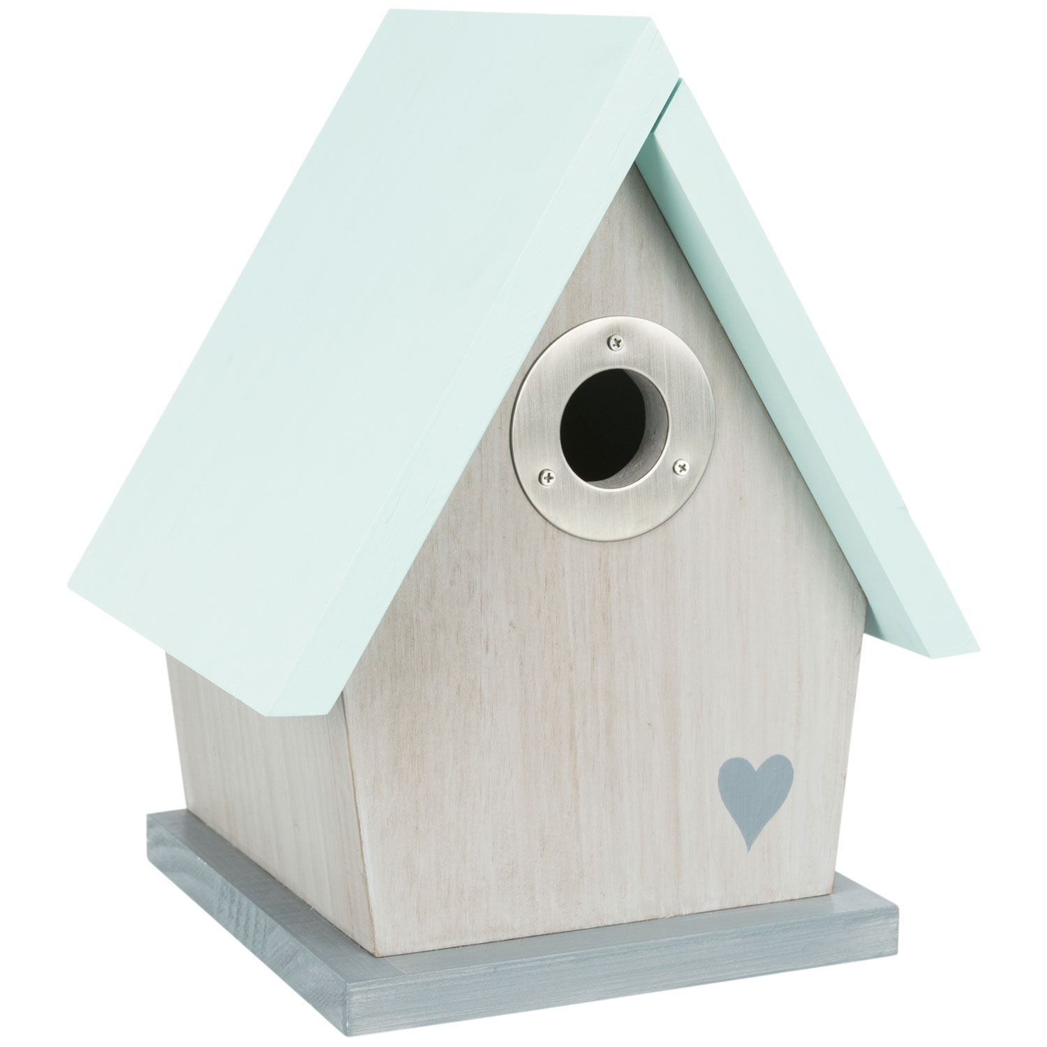 Caja nido para aves anidadoras de cavidades, madera de pino, 20 × 26 × 17cm/ø 3.2 cm