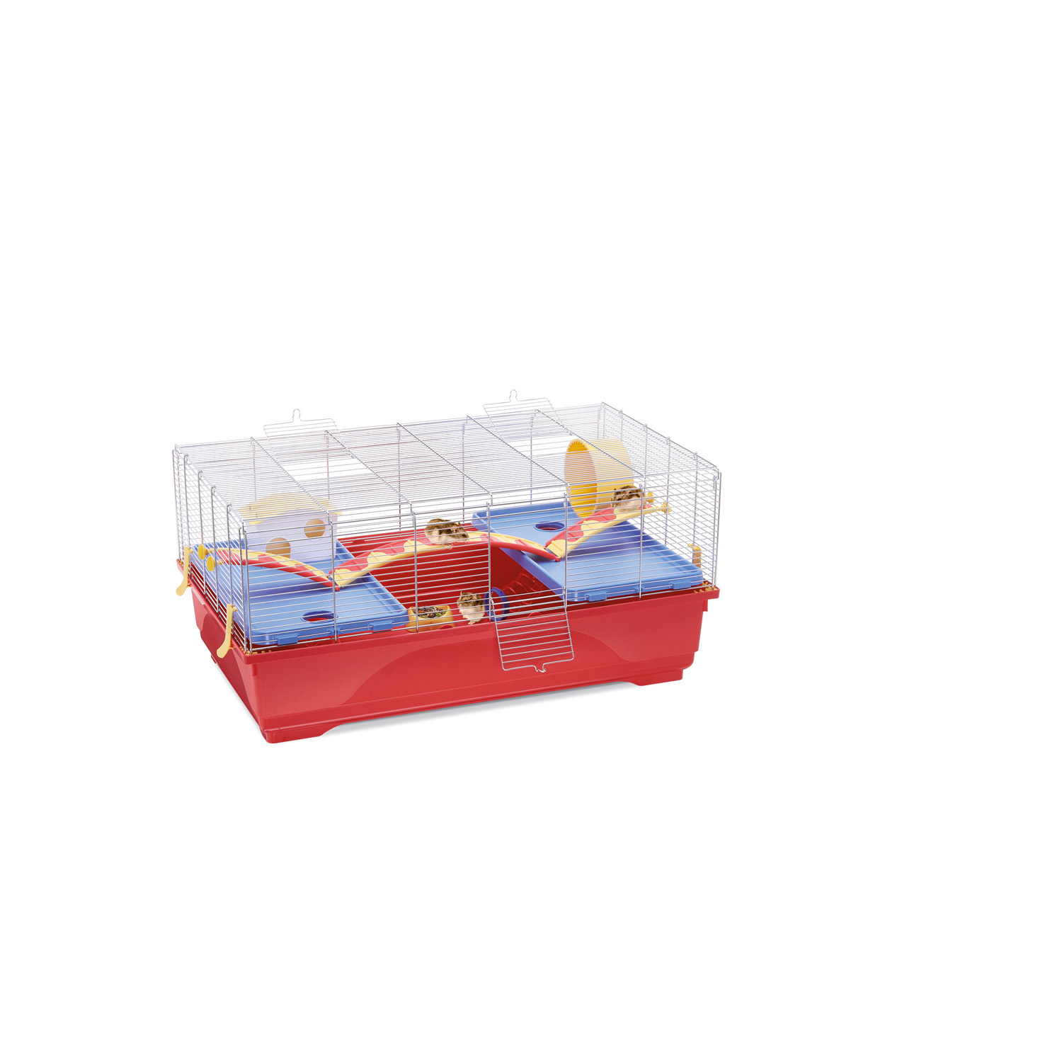 Jaula Roedor CRICETI 16, 80 x 48.5 x 38 cm, Rojo