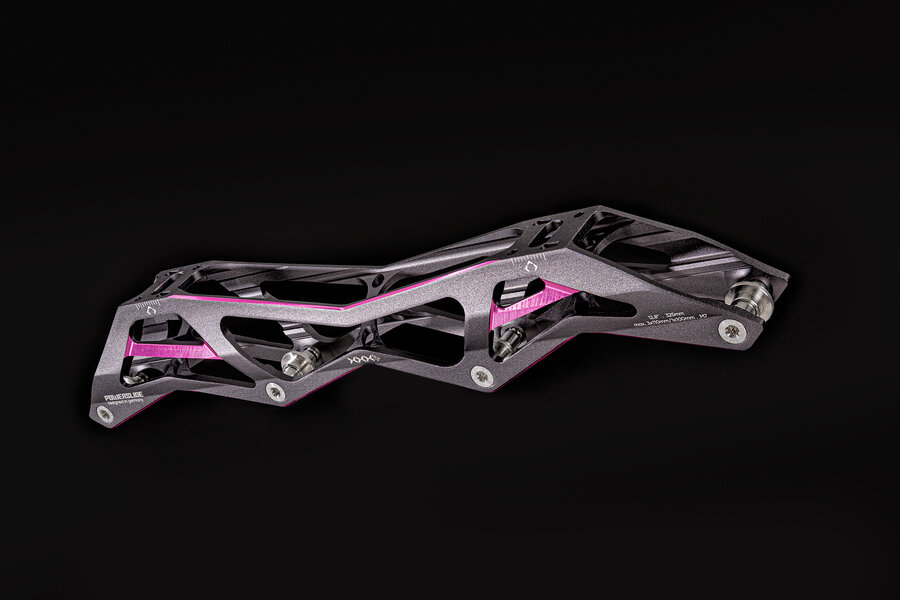 3X4 12.8/3x110/1x100 Titanium Pink, 195 - Powerslide - Racing Inline Frames - In Action 1