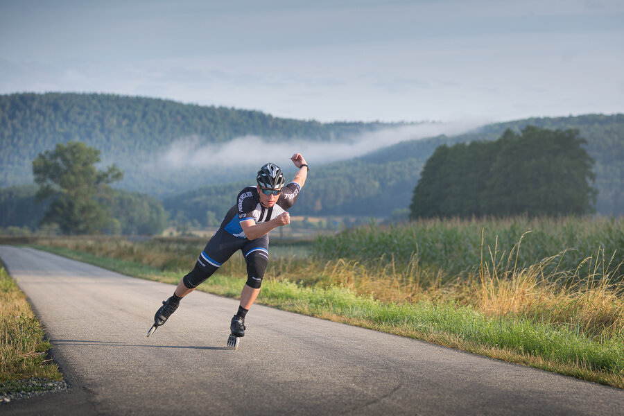 Powerslide - Sportstyle Black Grey - in action