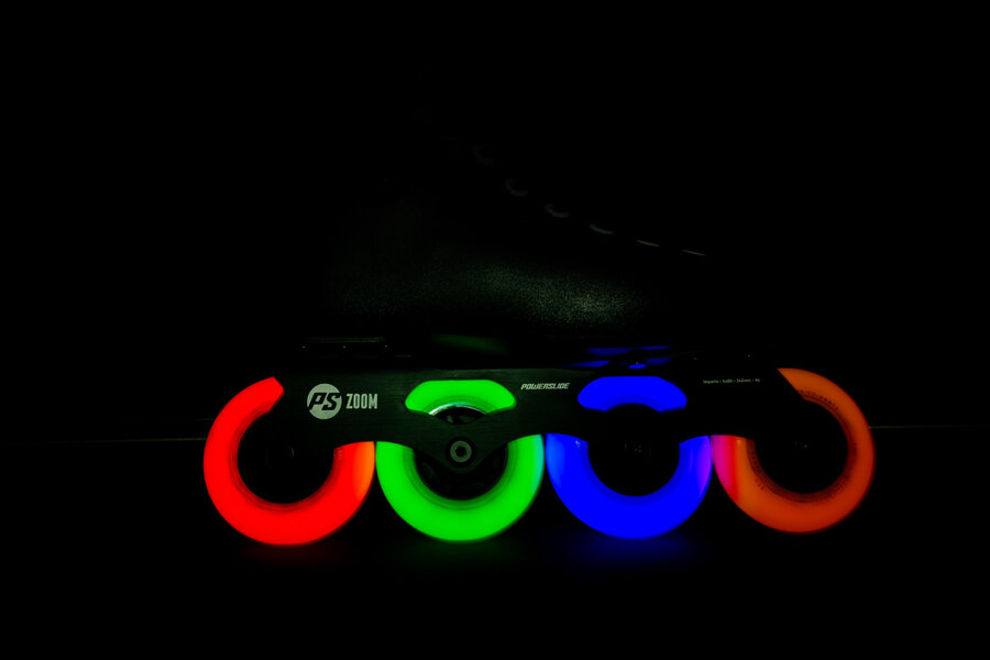 Powerslide - Neons 80/85A Green 4-pack in action